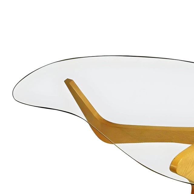 1950s Mid-Century Noguchi Style Biomorphic "Airplane" Coffee Table - 4