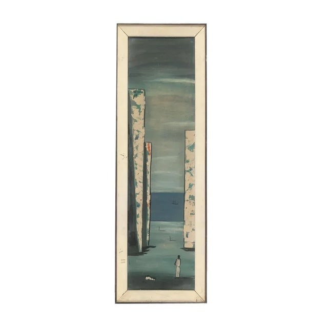 Abstract Landscape Acrylic on Canvas by Carlo of Hollywood, Pair - 3