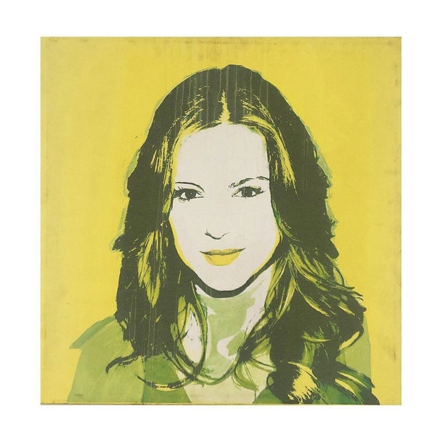 Andy Warhol Style Pop Art Portrait of Patricia Arquette, Giclee on Canvas: Title: Andy Warhol Style Pop Art Portrait of Patricia Arquette, Giclee on Canvas Description: Original Andy Warhol style Pop Art portrait of Patricia Arquette, Giclee printed on stretched canvas. The