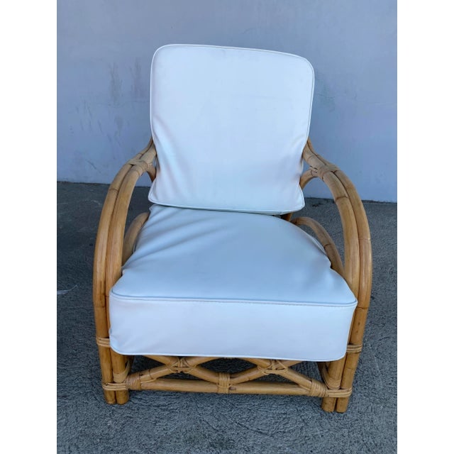 1940s Transition Rattan Sofa and Lounge Chair Seating Set - 2 Pieces - 11