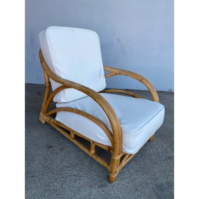 1940s Transition Rattan Sofa and Lounge Chair Seating Set - 2 Pieces - 12