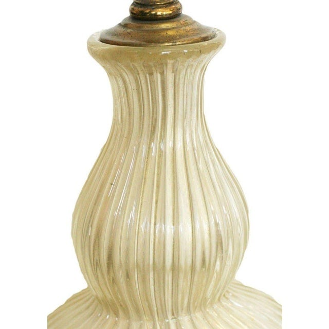 Large 1960s Hand Blown Murano Glass Table Lamp in Barovier Style - 5