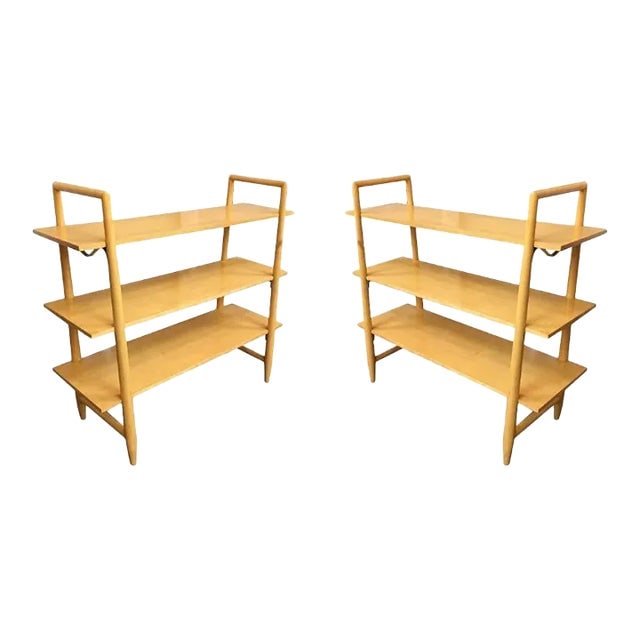 1950s Swedish Midcentury Bookshelf by Edmond Spence, Pair (1 of 8)