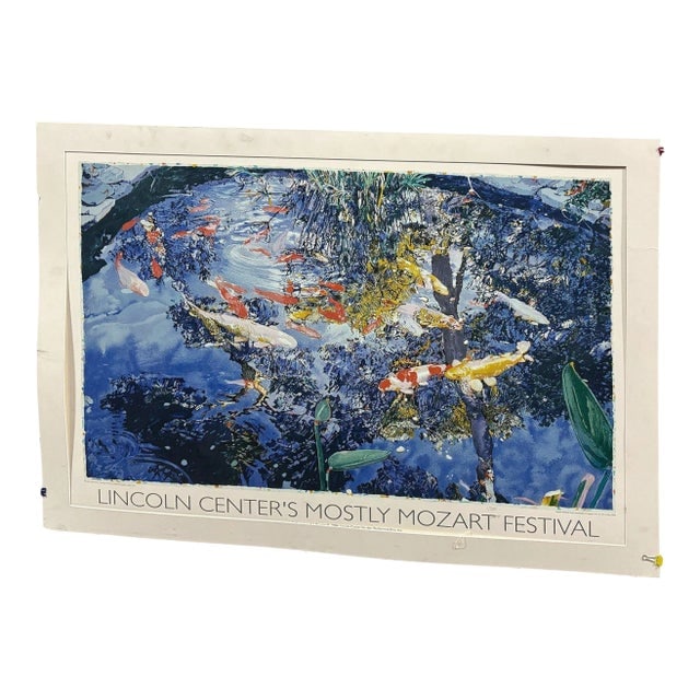 2004 Lincoln Center Nyc "Mostly Mozart" Serigraph Print by Joseph Raffael: Title: 2004 Lincoln Center Nyc "Mostly Mozart" Serigraph Print by Joseph Raffael Description: Lincoln Center Mostly Mozart Serigraph Print with Joseph Raffael's "Pond" feature as the main artwork.