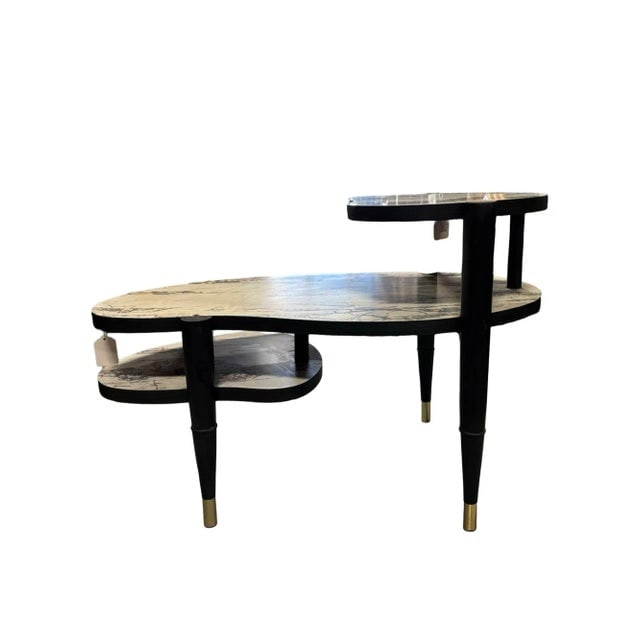 1950s Mid-Century Modern Style Biomorphic Side Table With Formica Top - 4