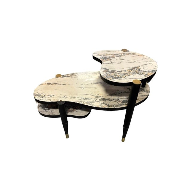 1950s Mid-Century Modern Style Biomorphic Side Table With Formica Top - 5