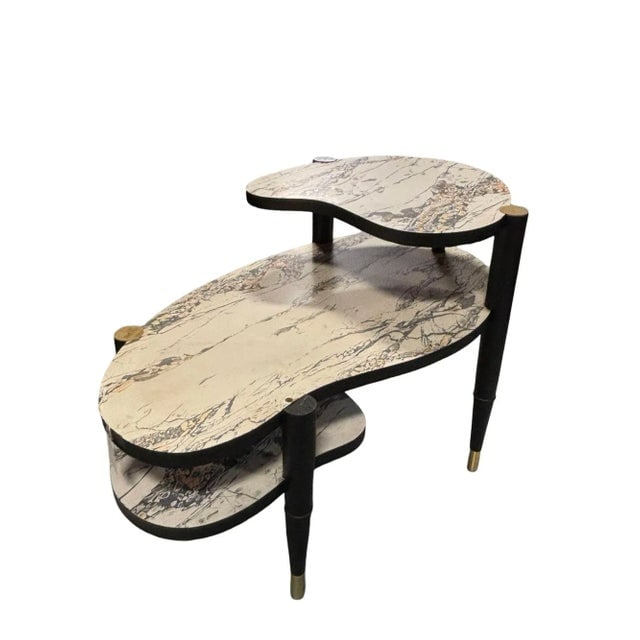 1950s Mid-Century Modern Style Biomorphic Side Table With Formica Top - 8
