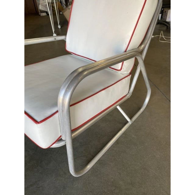Aluminum Patio/Outdoor Mid-Century Lounge Chair With Speed Arms - 3