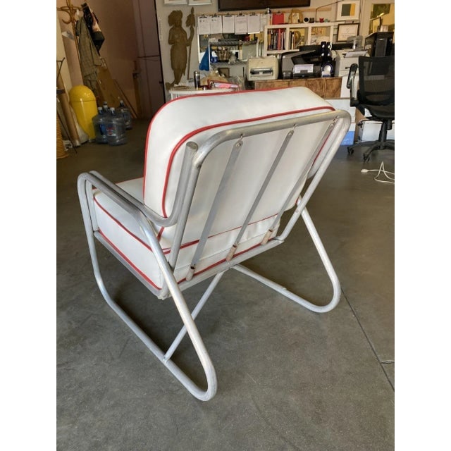 Aluminum Patio/Outdoor Mid-Century Lounge Chair With Speed Arms - 5