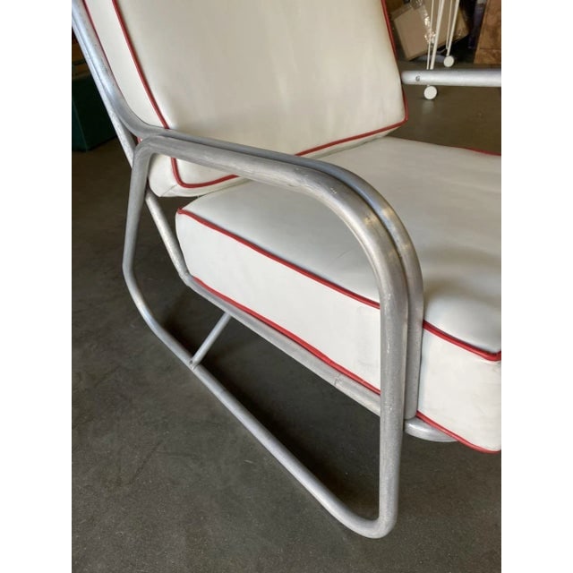 Aluminum Patio/Outdoor Mid-Century Lounge Chair With Speed Arms - 7