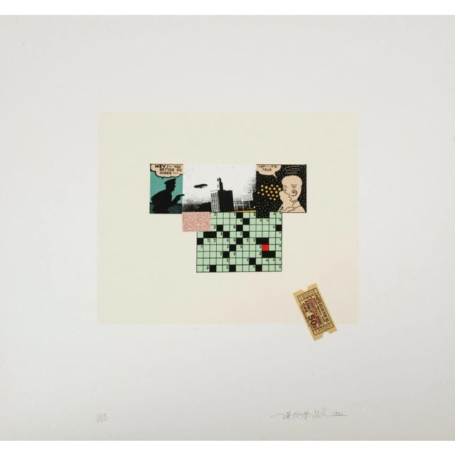 Michael McMillien "Flight to Mars" 11 Color Silkscreen Print Limited Edition 165 of 250 Signed - 5