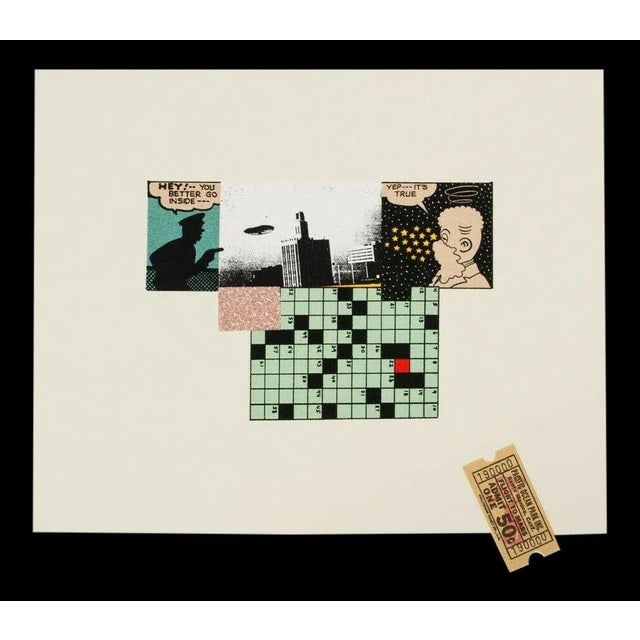 Michael McMillien "Flight to Mars" 11 Color Silkscreen Print Limited Edition 165 of 250 Signed - 6