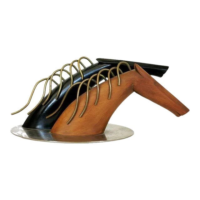 1930s Art Deco Hagenauer Style Carved Horses by Sier Kunst (1 of 6)