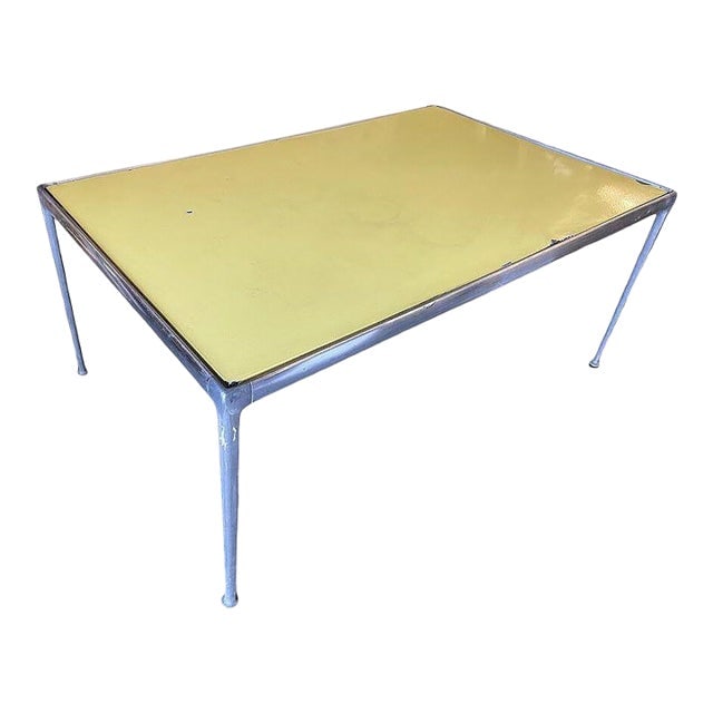 Mid Century Aluminum Dining Table W/ Enameled Tabletop by Richard Shultz, 1966 (1 of 9)