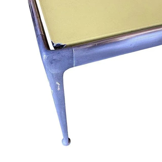 Mid Century Aluminum Dining Table W/ Enameled Tabletop by Richard Shultz, 1966 - 2