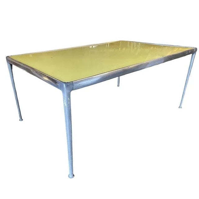 Mid Century Aluminum Dining Table W/ Enameled Tabletop by Richard Shultz, 1966 - 3