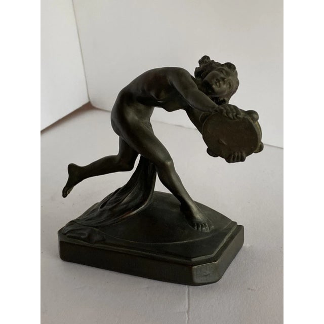 Circa 1900s Art Nouveau Figure Female Nymph Cast Bronze Bookends- a Pair - 6