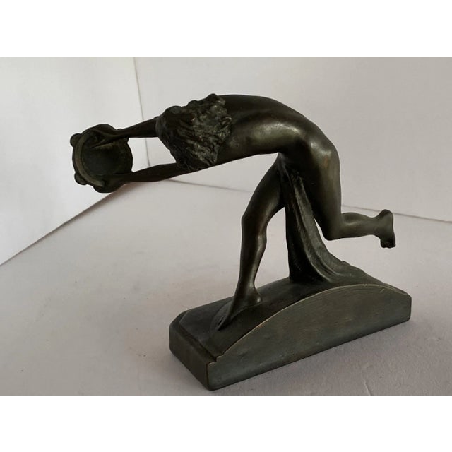 Circa 1900s Art Nouveau Figure Female Nymph Cast Bronze Bookends- a Pair - 7