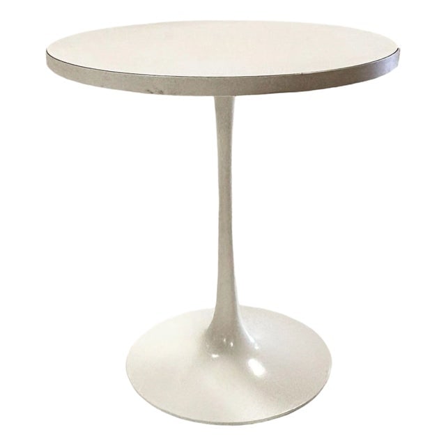 1960s Mid-Century Eero Saarinen Style Tulip Formica & Aluminum Side Table Attributed to Knoll (1 of 5)