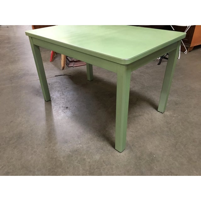 Mid Century Steelcase Tanker Dining Table and Chairs Set - 6