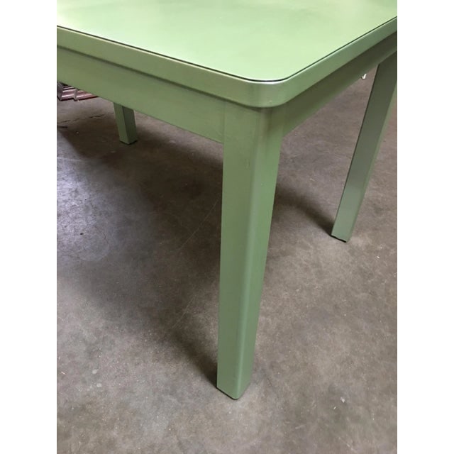Mid Century Steelcase Tanker Dining Table and Chairs Set - 9
