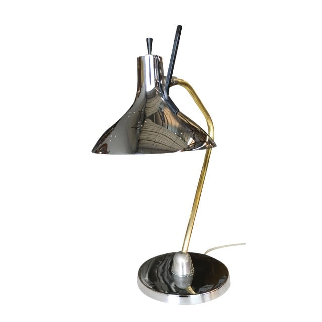 1950s Mid Century Anglepoise Chrome Desk Lamp by Prescolite (1 of 11)