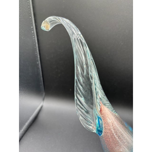 Mide-Century Murano Pheasant Art Glass Sculpture Attributed to Barovier & Toso - 11