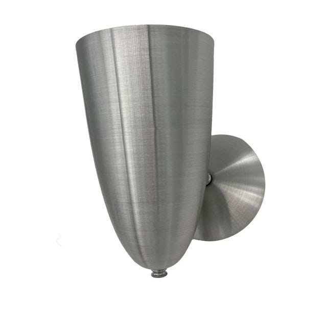 Mid-Century Spun Aluminum Torchiere Wall Sconces - Set of 6 - 2