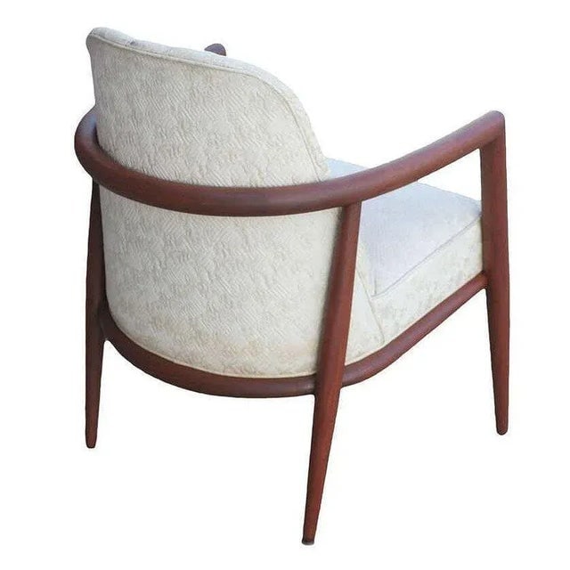 Mid-Century Sculpted Teak Occasional Chair by t.h. Robsjohn-Gibbings Widdicomb - 6
