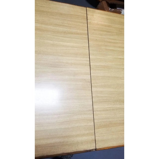1950s Restored 4-Strand Legs Rattan Dining Table with Formica Top - 6