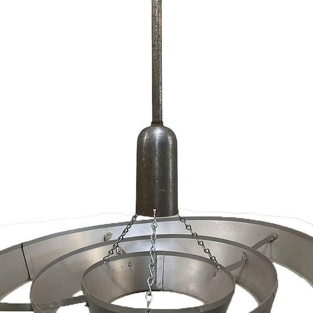 Mid-Century "Saturn" Ceiling Aluminum 19" Pendant by Kurt Versen, 16 Available - 5