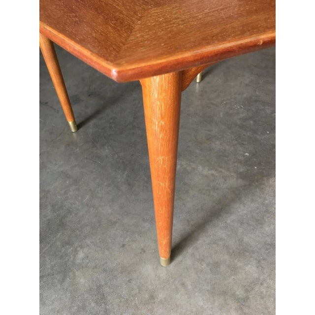 1950s Brown Saltman Mahogany Extendable Dining Table by John Keal - 5