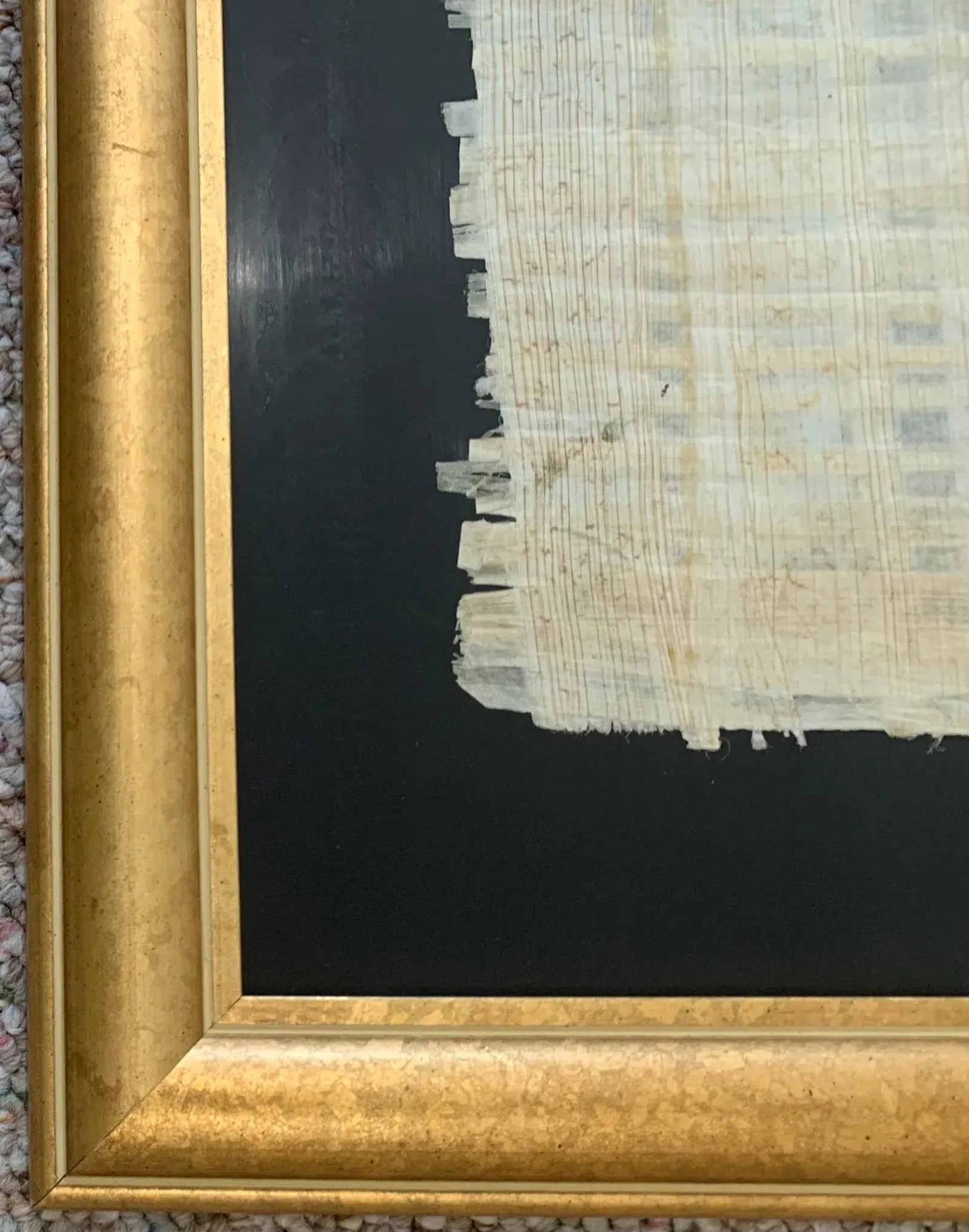 Vintage Egyptian Papyrus Painting - 2