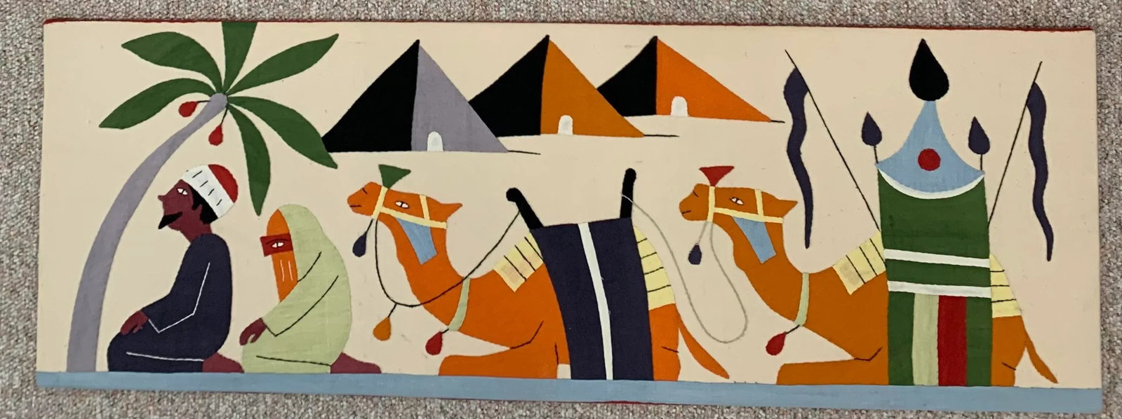 Cotton Appliqued Egyptian Panel - 2