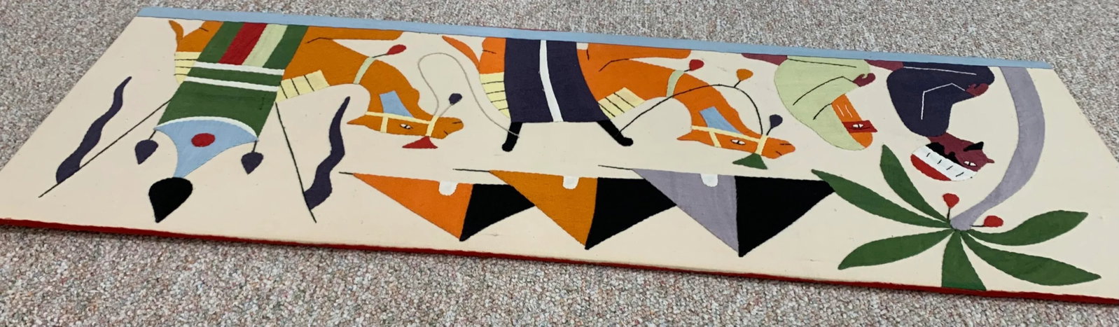Cotton Appliqued Egyptian Panel - 7
