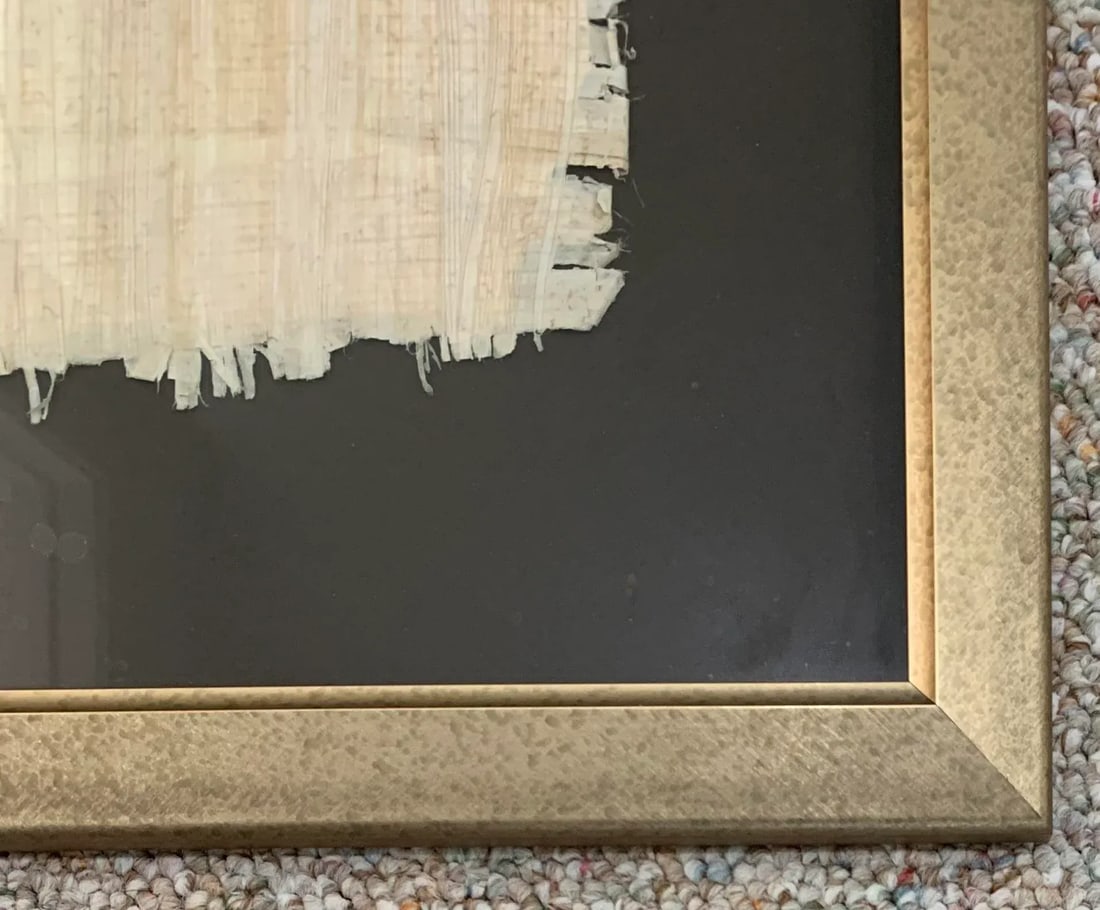 Vintage Egyptian Papyrus Painting - 4