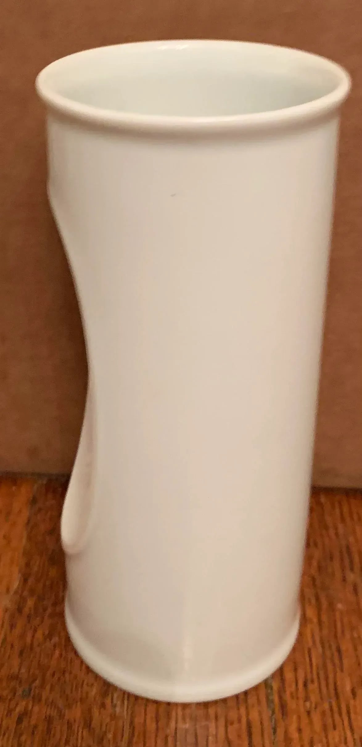 1960s White Relief Op Art Porcelain Vase by Rosenthal Studio-Linie - 3