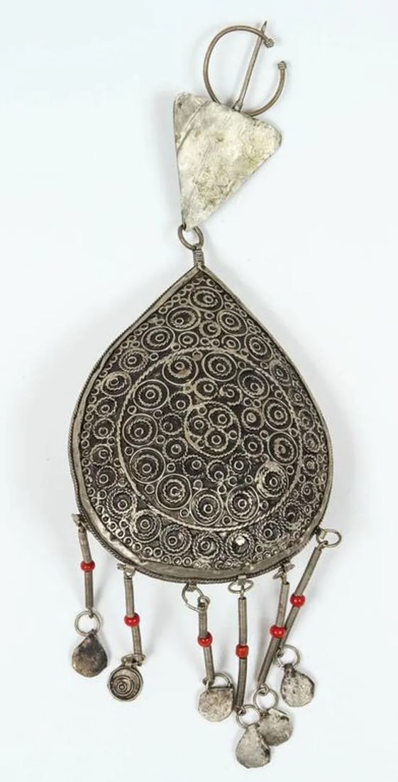 Large Vintage Moroccan Tribal Fibula - 7