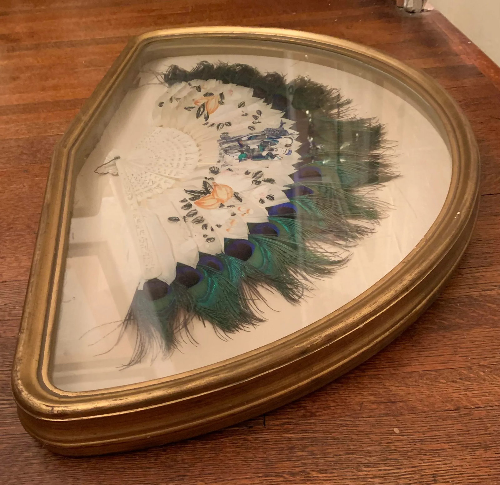 Early 20th Century Chinese Painted Fan - 4