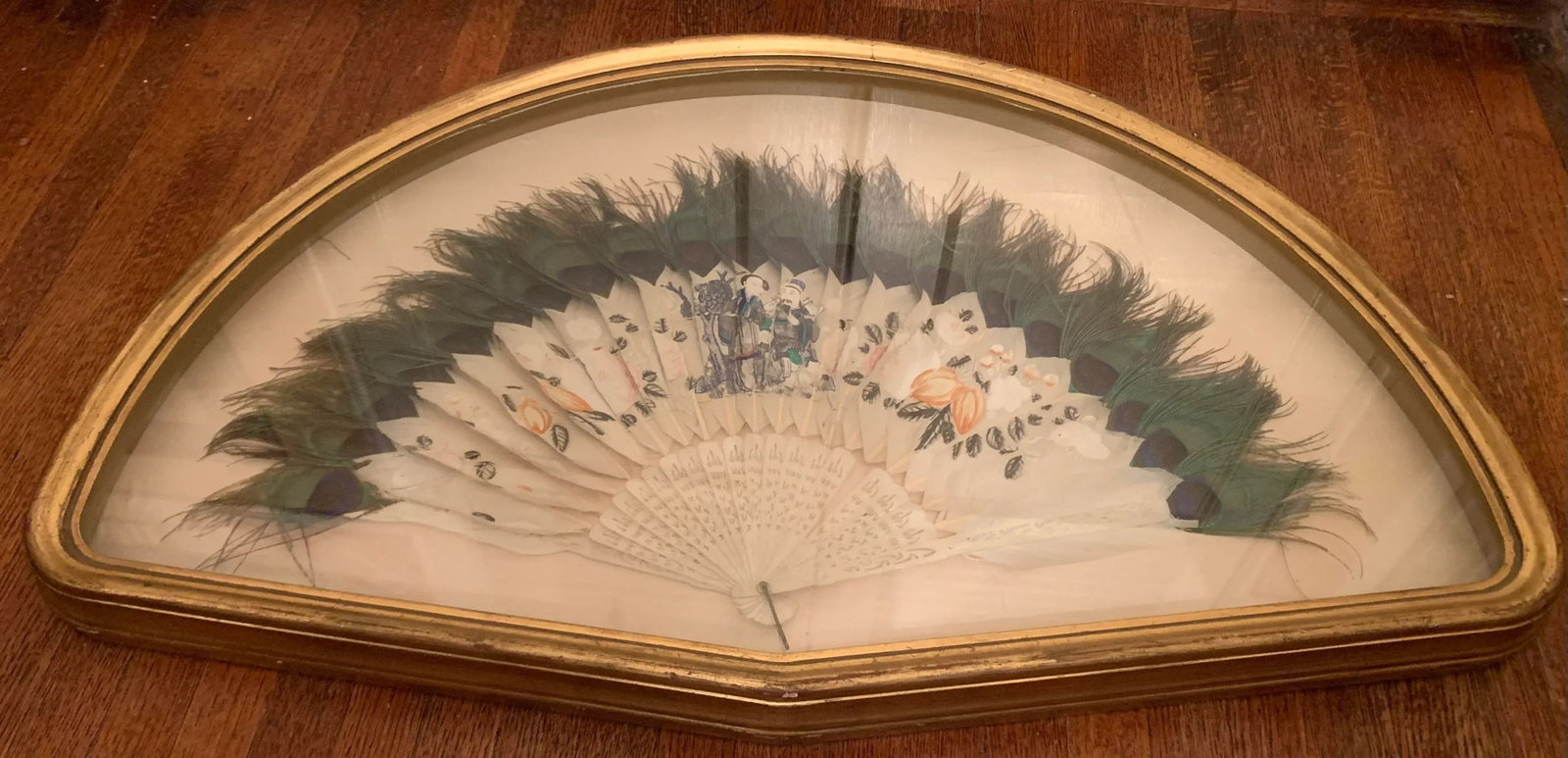 Early 20th Century Chinese Painted Fan - 7