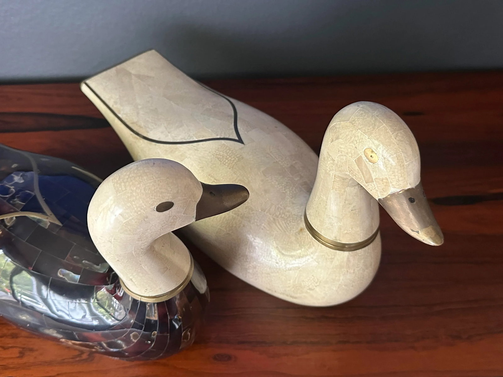 Pair of Maitland-Smith Duck Bookends - 7