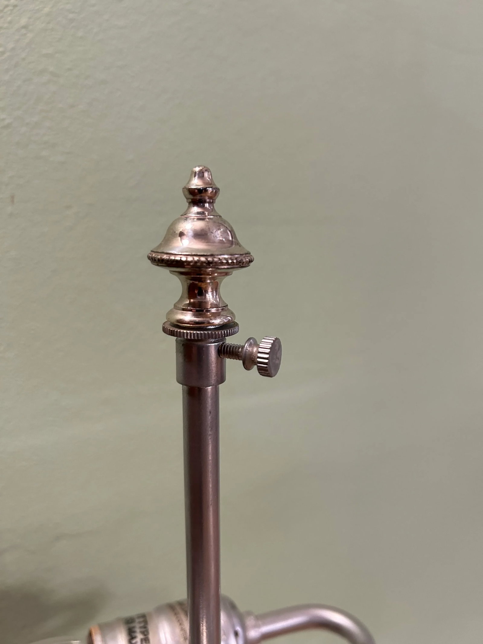 1991 Mario Buatta for Frederick Cooper Silver Plate Tea Caddy Canister Lamp - 7