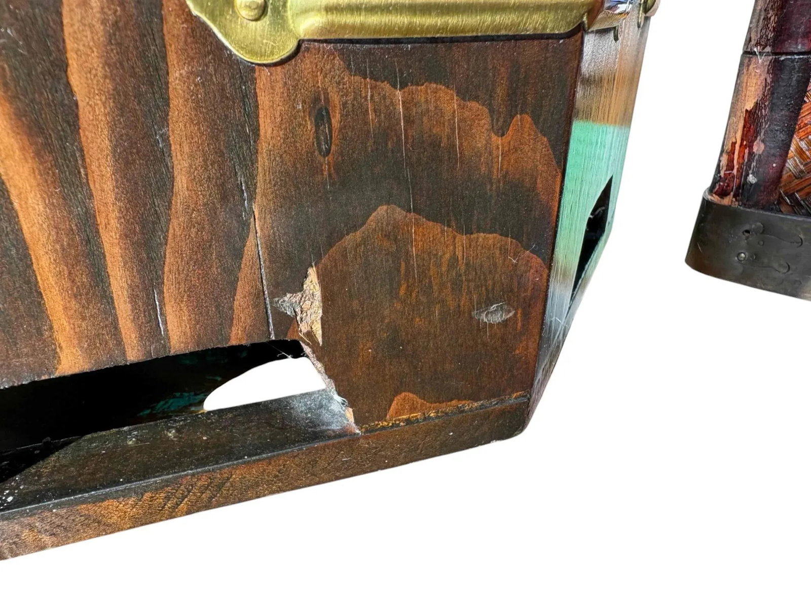 Asian Two Door Side Table - 11