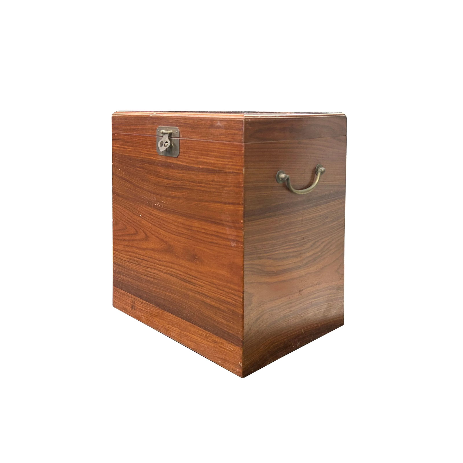 Natural Wood Handmade Rectangular Tall Storage Trunk Chest Box - 3