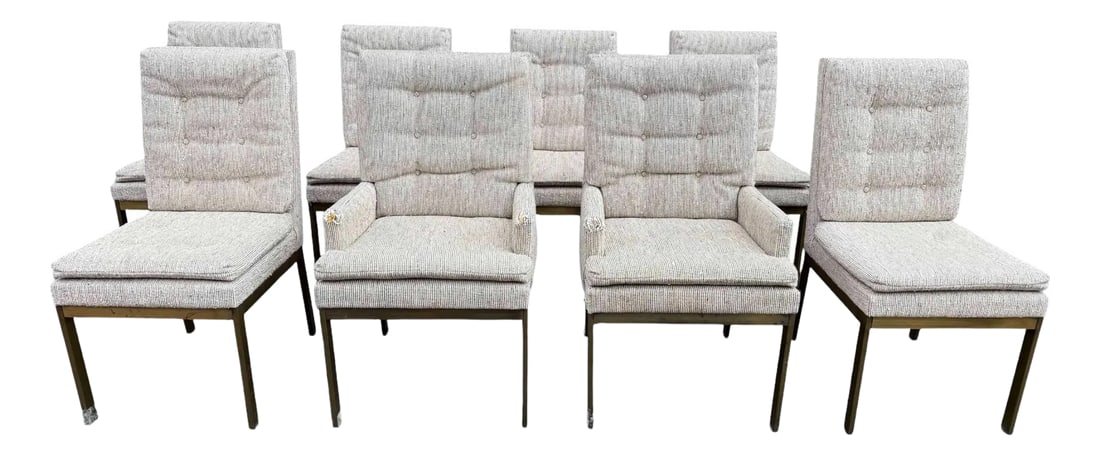 Late 20th Century Milo Baughman for Design Institute America Dining Chairs - Set of 8 (1 of 11)