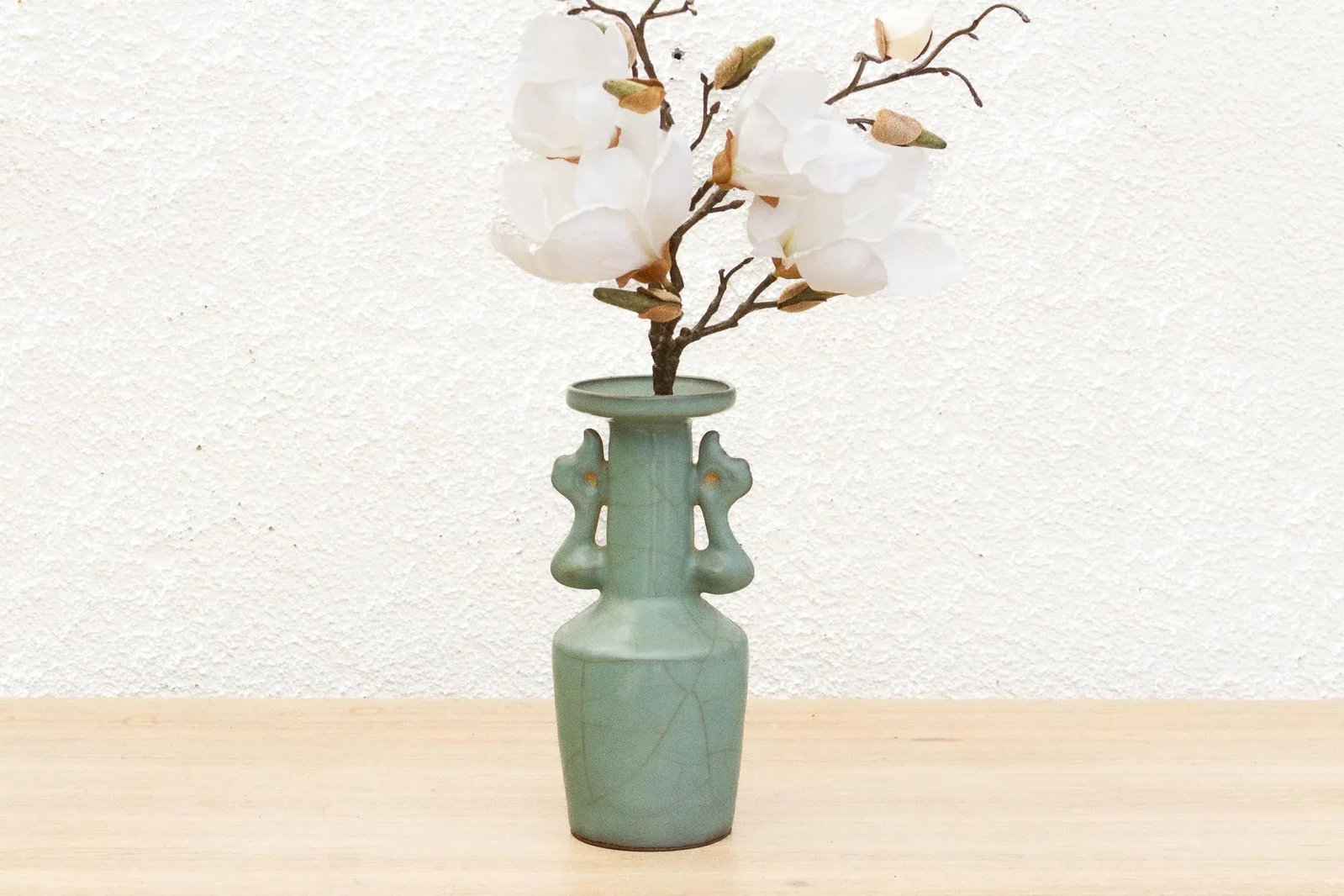 Antique Longquan Celadon Mallet Vase - 2