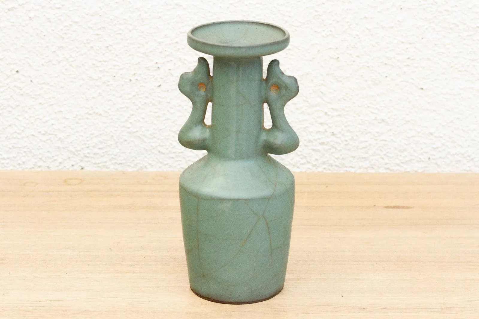Antique Longquan Celadon Mallet Vase - 3