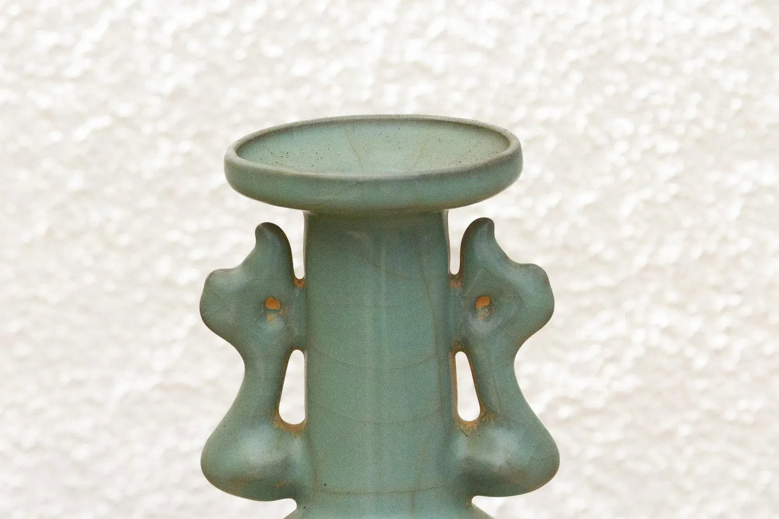 Antique Longquan Celadon Mallet Vase - 8