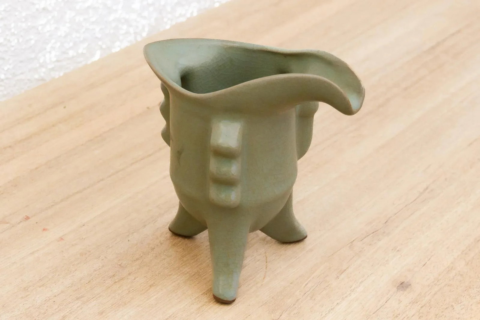 Ancient Rituals, Glazed Celadon Jue Cup - 5