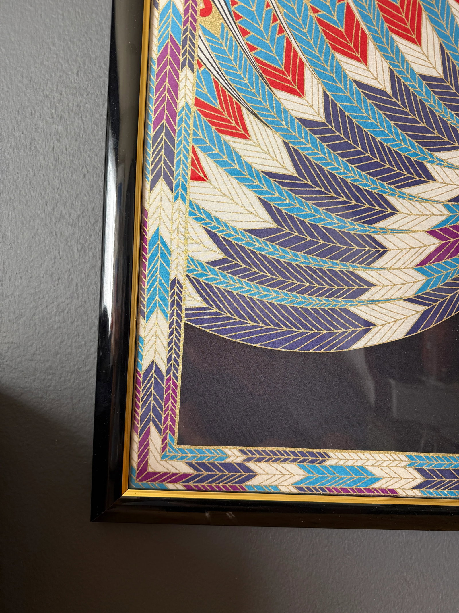 1980s Erte Screepprint, Framed - 7